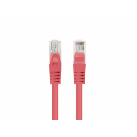 CABLE RED LANBERG LATIGUILLO CAT.6 UTP 7.5M ROJO FLUKE PASSED