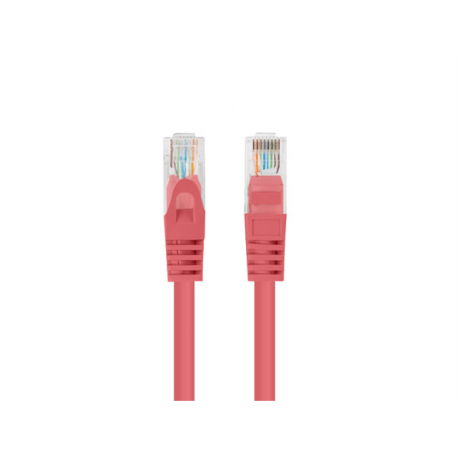 CABLE RED LANBERG LATIGUILLO CAT.6 UTP 7.5M ROJO FLUKE PASSED