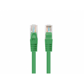 CABLE RED LANBERG LATIGUILLO CAT.6 UTP 7.5M VERDE FLUKE PASSED