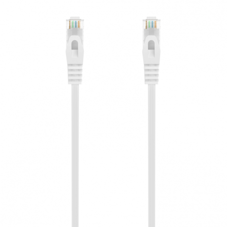 CABLE RED AISENS LATIGUILLO RJ45 LSZH CAT.6A UTP AWG24 30CM BLANCO