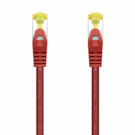 CABLE RED AISENS LATIGUILLO RJ45 LSZH CAT.7 SFTP PIMF 1.0M ROJO