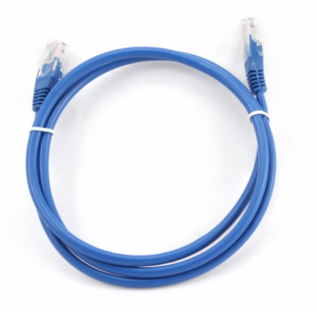CABLE CAT5E UTP MOLDEADO 1M AZUL