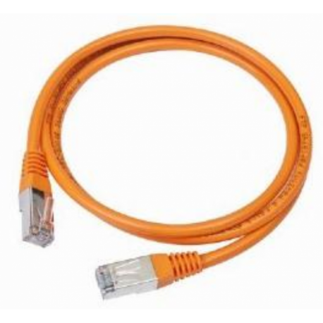 CABLE CAT5E UTP MOLDEADO 0,25M NARANJA