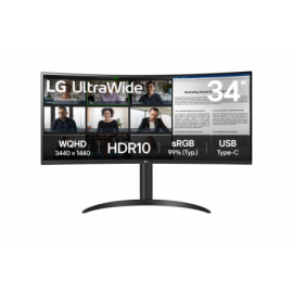 MONITOR LG 34WR50QK-B 34" ULTRAWIDE QHD 5MS NEGRO HDMI DP