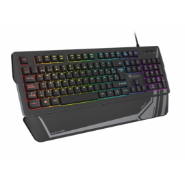 TECLADO GAMING GENESIS RHOD 350 USB RETROILUMINADO MEMBRANA NEGRO