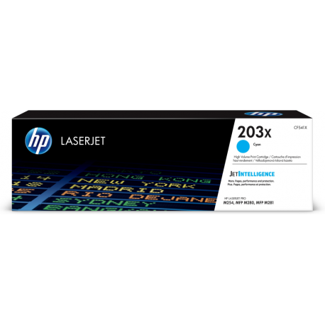 HP LASERJET M254,M280,M281 TONER CIAN ALTA 203X