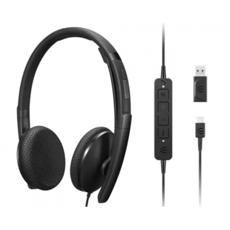 AURICULARES LENOVO 4XD1M45626 NEGRO MICROFONO ALAMBRICO USB C