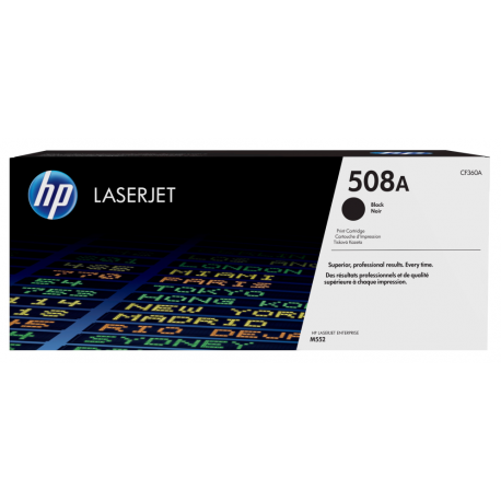 HP LASERJET M552/M553/M577 TONER 508A NEGRO 6.000 PAGINAS ESTANDARD