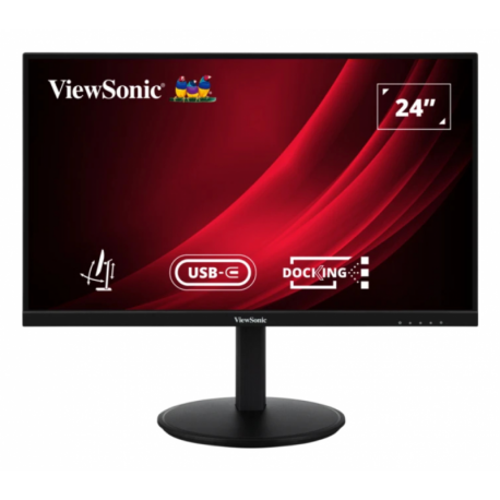 MONITOR VIEWSONIC 24" VG2409-U FHD IPS 2 X HDMI DP IN OUT USB C RJ45 ERGO