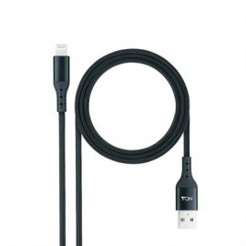 NANOCABLE CABLE LIGHTINING-USB A/M, NEGRO, 1 M