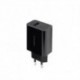 NANOCABLE CARGADOR 1 X USB 5V-2.1A NEGRO