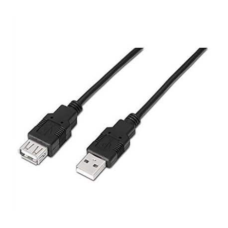 NANOCABLE CABLE USB 2.0 TIPO-A M/H P NEGRO 1,8 M