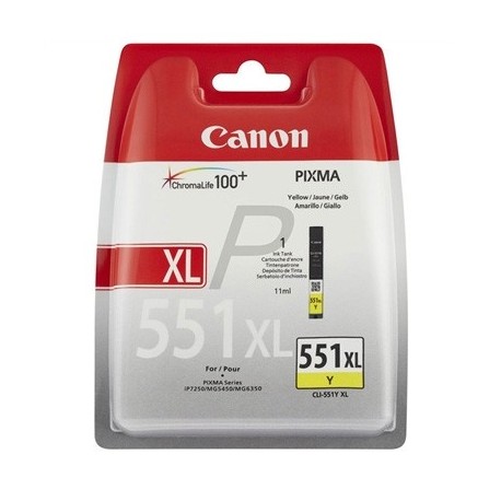 CANON CARTUCHO CLI-551Y XL AMARILLO