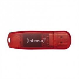 INTENSO 3502491 LAPIZ USB 2.0 RAINBOW 128GB ROJO