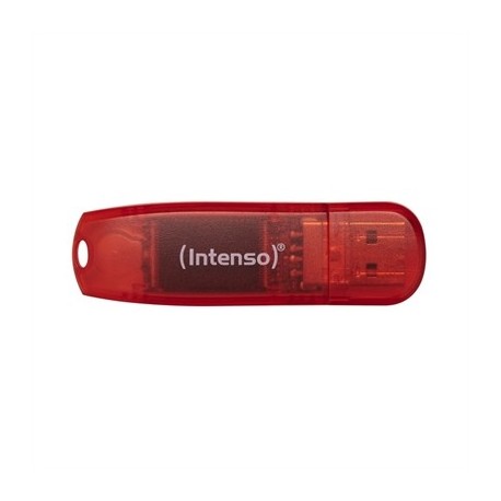 INTENSO 3502491 LAPIZ USB 2.0 RAINBOW 128GB ROJO