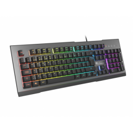TECLADO GAMING GENESIS RHOD 500  PT USB RETROILUMINADO MECANICO ALUMINIO