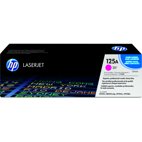 HP LASERJET CP1210/1215/1510/1515/1518NI,CM1312 TONER MAGENTA CON COLORSPHERE N.125A