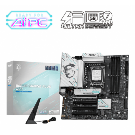 PLACA BASE MSI B860M GAMING PLUS WIFI