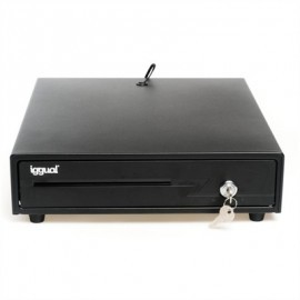 IGGUAL CAJON PORTAMONEDAS IRON-10 38CM 4+6 NEGRO