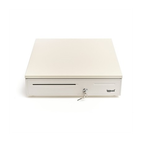 IGGUAL CAJON PORTAMONEDAS IRON-50W 42CM 5+8 BLANCO