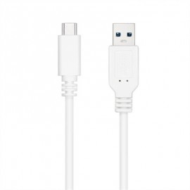 NANOCABLE CABLE USB 3.1 GEN2 USB-C/A 0,5 M BLANCO