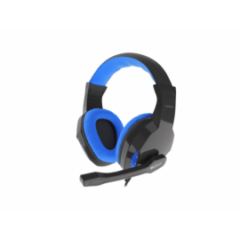 AURICULARES GAMING GENESIS ARGON 100 2.0 MINI JACK NEGRO-AZUL