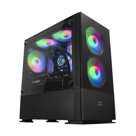 MARS GAMING CAJA MCZ PREMIUM M-ATX 2X FRGB NEGRA