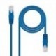 NANOCABLE LATIGUILLO RJ45 CAT.6 UTP AZUL, 3.0 M