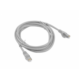 CABLE RED LANBERG LATIGUILLO CAT.6 FTP 0.5M GRIS FLUKE  PASSED