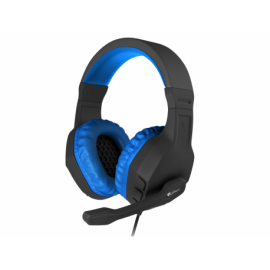 AURICULARES GAMING GENESIS ARGON 200 2.0 MINI JACK NEGRO-AZUL