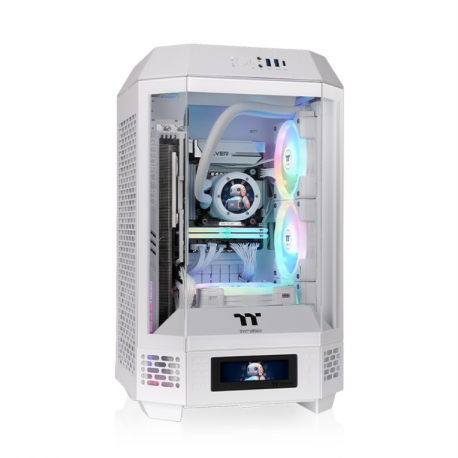 CAJA THERMALTAKE MINI-ITX TOWER 250 2XVENT 120MM SN FUENTE BLANCO