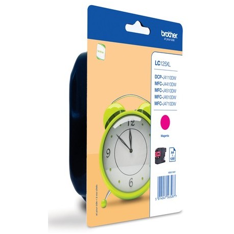 BROTHER CARTUCHO DE TINTA MAGENTA MFC-J4410DW/MFC-J4510DW,MFCJ4710DW/MFCJ6520W BLISTER  1200 PAG