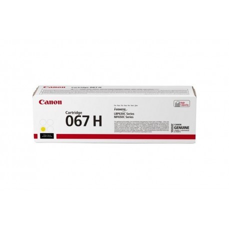 CANON TONER 067H AMARILLO, I-SENSYS LBP631 LBP633 MF651 MF655 MF657 2.350P.