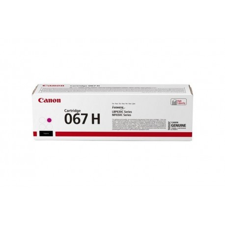 CANON TONER 067H MAGENTA, I-SENSYS LBP631 LBP633 MF651 MF655 MF657 2.350P.
