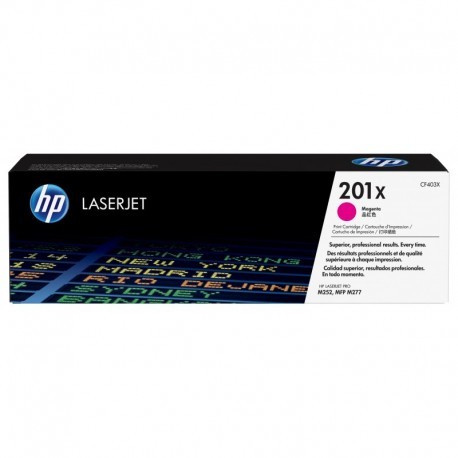 HP LASERJET PRO M252,M277 201X TONER MAGENTA ALTA 2.300 PAG