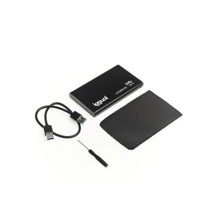 IGGUAL CAJA EXTERNA ALUMINIO SSD 2.5" SATA USB 3.0