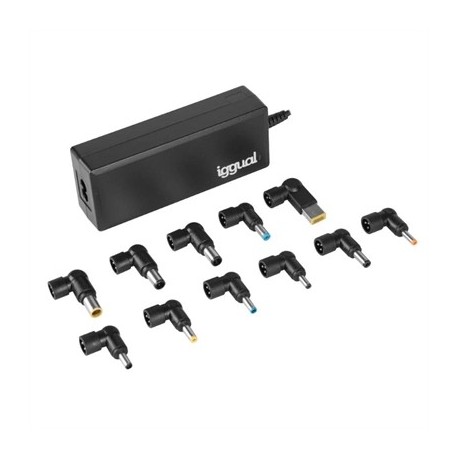 IGGUAL CARGADOR UNIVERSAL AUTOMATICO CUA-11T-90W