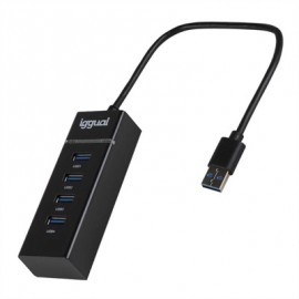IGGUAL HUB USB-A 3.0 X 4 PUERTOS USB-A 3.0