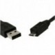 NANOCABLE CABLE USB 2.0 TIPO A/M MICROUSB B/M1,8 M