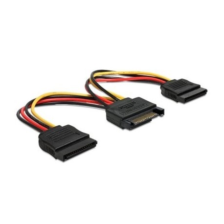 DELOCK CABLE ALIMENTACION 1 SATA A 2 SATA