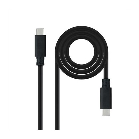 NANOCABLE CABLE USB 3.1GEN2 5A USB-C/M-M 1,5 M