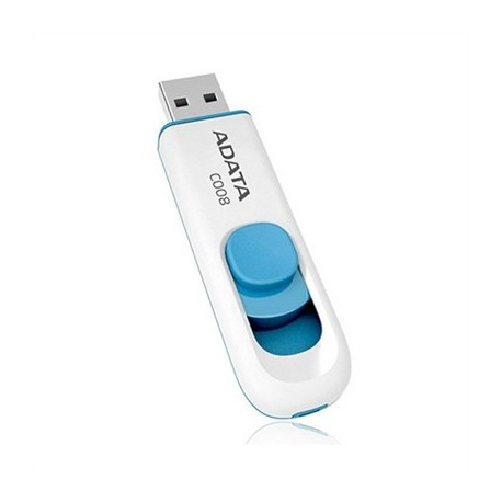 ADATA LAPIZ USB C008 32GB USB 2.0 BLANCO/AZUL