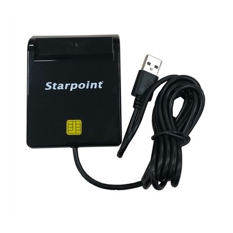 LECTOR TARJETA CHIP STP_SCRZW-1 USB NEGRO