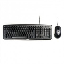 IGGUAL KIT TECLADO Y RATON COM-CK-BASIC NEGRO