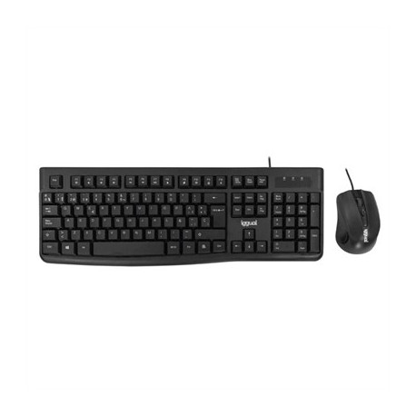 IGGUAL KIT TECLADO Y RATON CMK-BUSINESS2 NEGRO