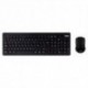 NILOX TECLADO+RATON NXKMWE0001 INALAMBRICO NEGRO