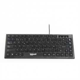 IGGUAL TECLADO USB COMPACTO TKL SLIM TKL-USB NEGRO