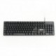 IGGUAL TECLADO ESTANDAR CK-FRAMELESS-105T NEGRO