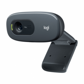LOGITECH C270 WEBCAM HD 720P 3MPX USB NEGRA