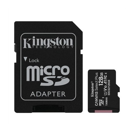 KINGSTON SDCS2/128GB MICROSD XC CLASE 10 128GB C/A